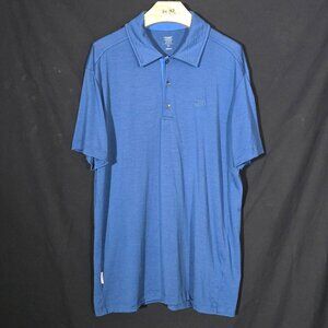 Icebreaker 200 New Zealand Merino Wool SS Polo - Blue - Sz XL*